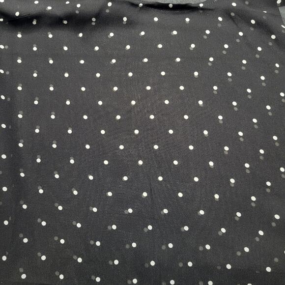 Rumored Old Fashioned Tank Top Classic Dot Black White Sheer Pola Dot Medium - Picture 5 of 7